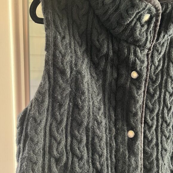 Pendleton Women’s Cable Knit Vest Large Petite Wool Tartan Plaid - Picture 6 of 6